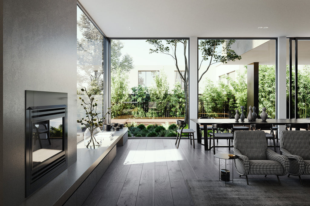3d render living