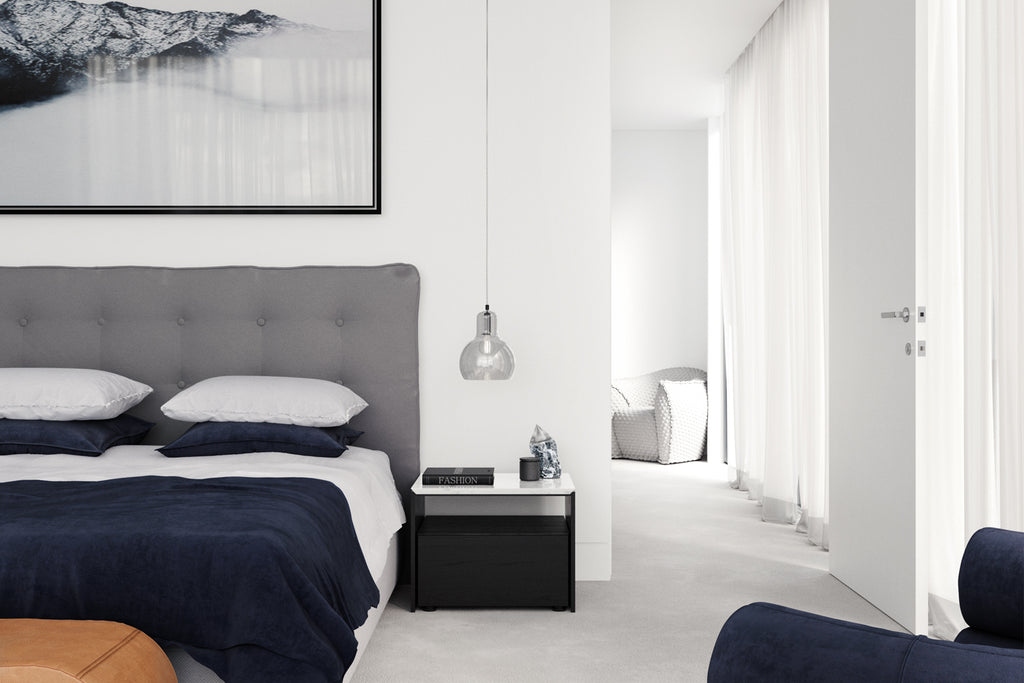 3D render house bedroom